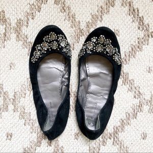 Adrienne Vittadini Jeweled Flats